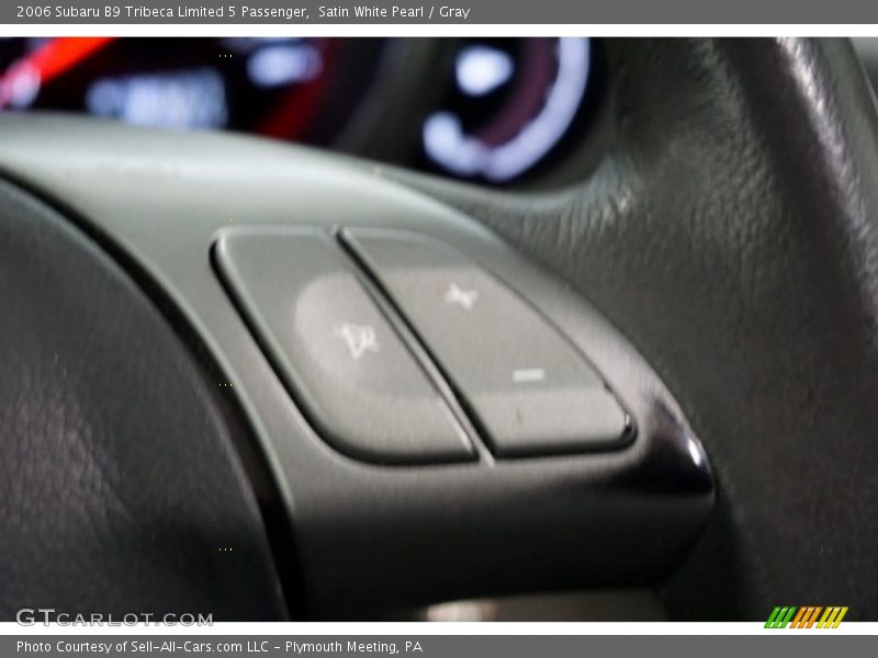 Satin White Pearl / Gray 2006 Subaru B9 Tribeca Limited 5 Passenger
