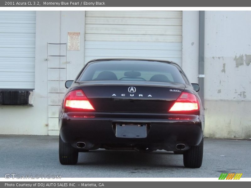 Monterey Blue Pearl / Ebony Black 2001 Acura CL 3.2