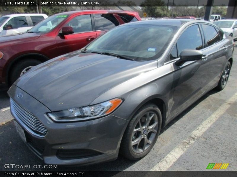 Sterling Gray Metallic / Earth Gray 2013 Ford Fusion S