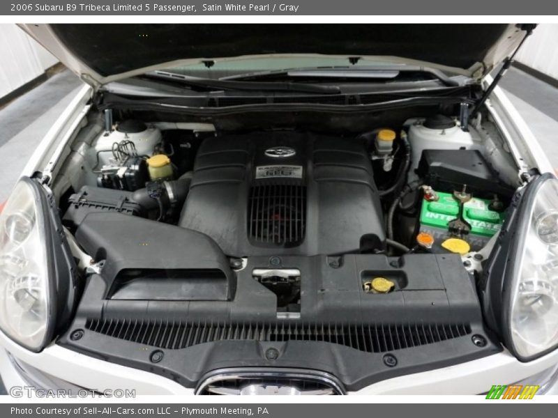 Satin White Pearl / Gray 2006 Subaru B9 Tribeca Limited 5 Passenger