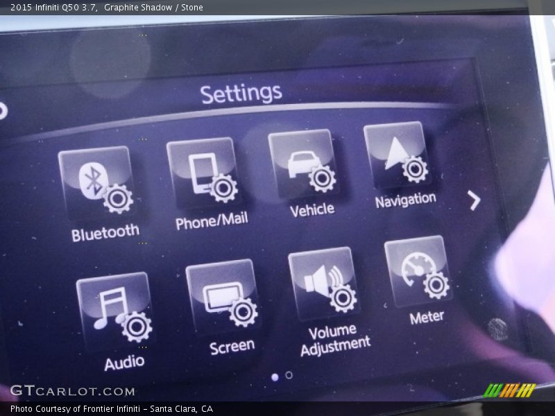 Graphite Shadow / Stone 2015 Infiniti Q50 3.7