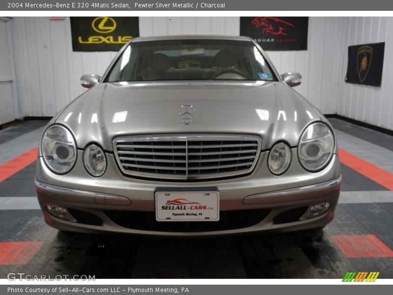 Pewter Silver Metallic / Charcoal 2004 Mercedes-Benz E 320 4Matic Sedan