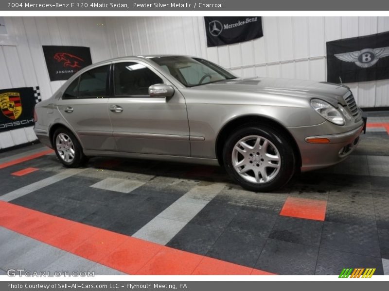 Pewter Silver Metallic / Charcoal 2004 Mercedes-Benz E 320 4Matic Sedan