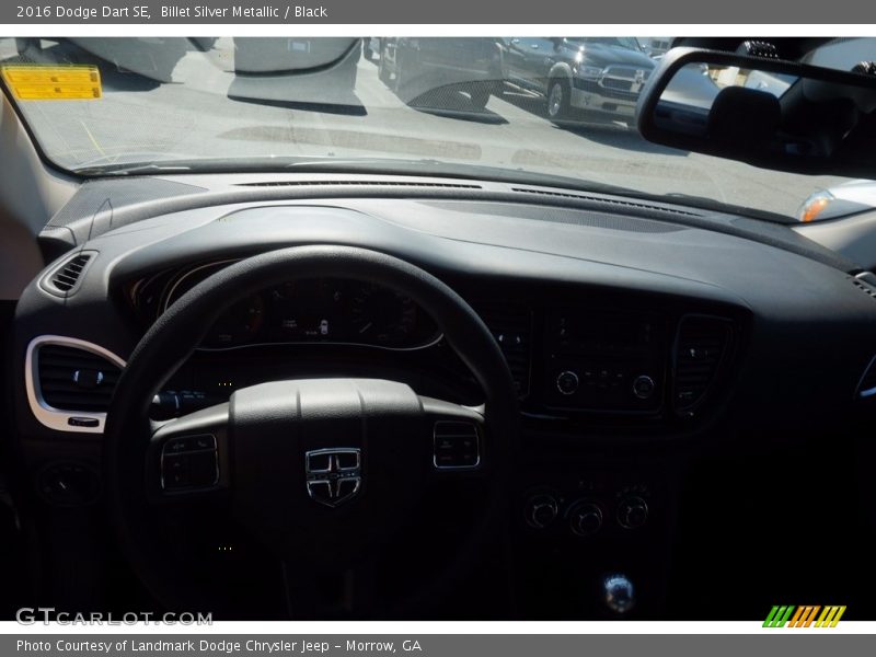 Billet Silver Metallic / Black 2016 Dodge Dart SE