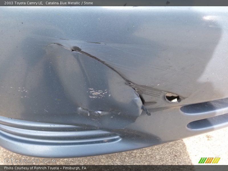 Catalina Blue Metallic / Stone 2003 Toyota Camry LE
