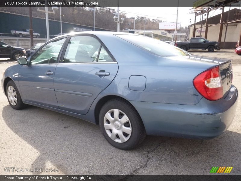 Catalina Blue Metallic / Stone 2003 Toyota Camry LE