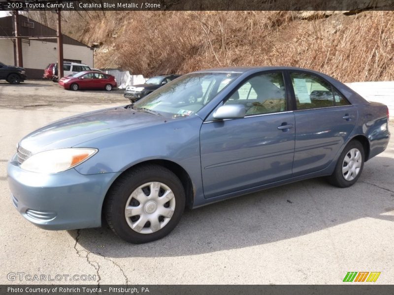 Catalina Blue Metallic / Stone 2003 Toyota Camry LE