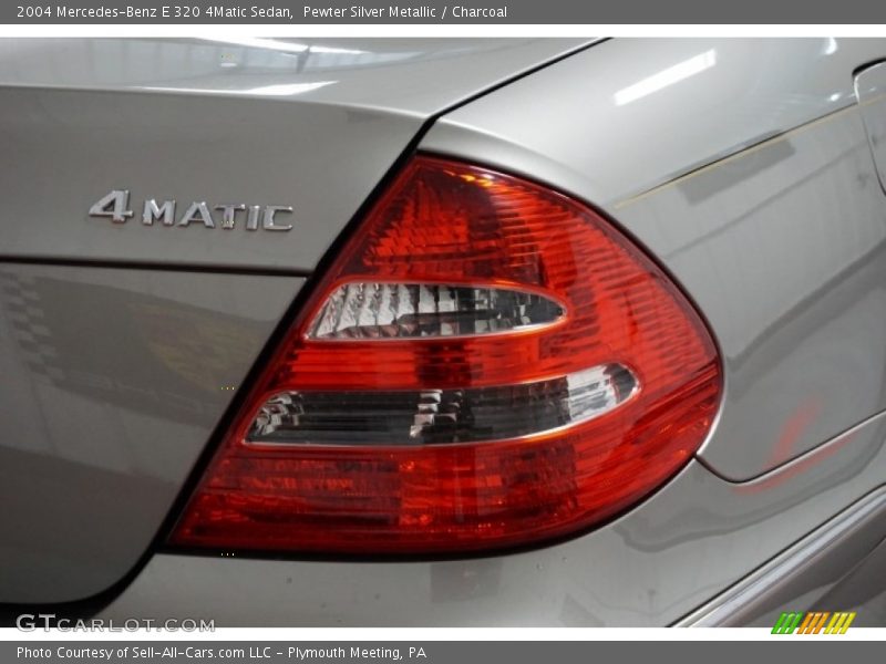 Pewter Silver Metallic / Charcoal 2004 Mercedes-Benz E 320 4Matic Sedan