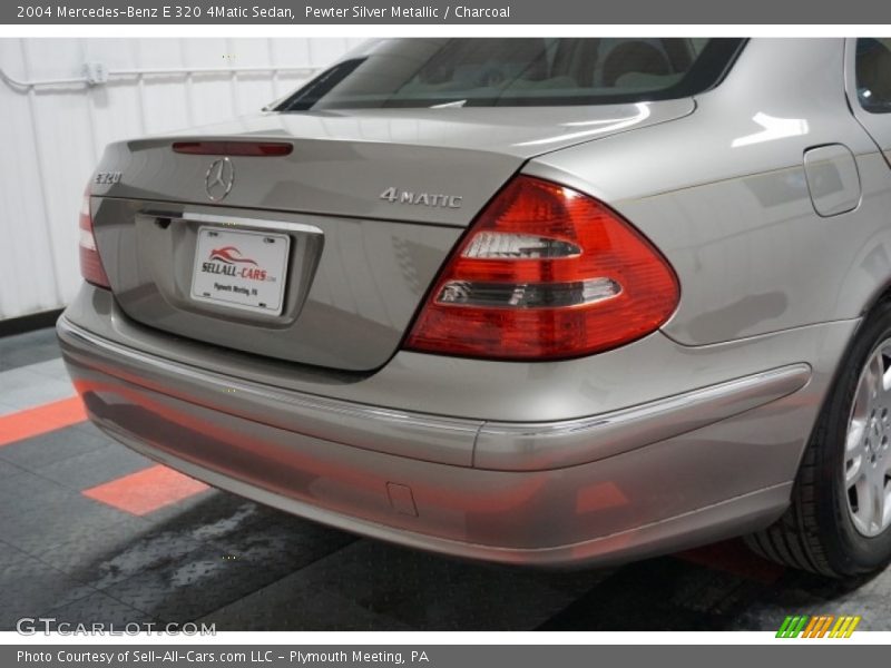 Pewter Silver Metallic / Charcoal 2004 Mercedes-Benz E 320 4Matic Sedan