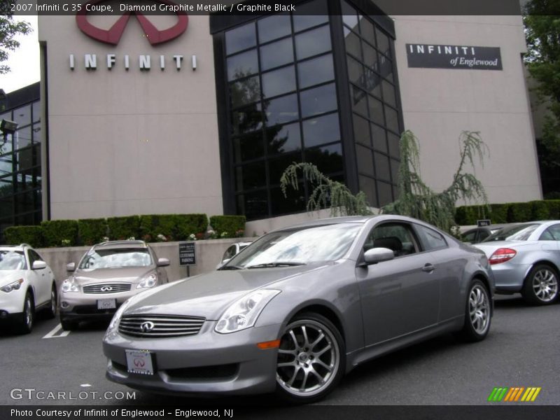 Diamond Graphite Metallic / Graphite Black 2007 Infiniti G 35 Coupe
