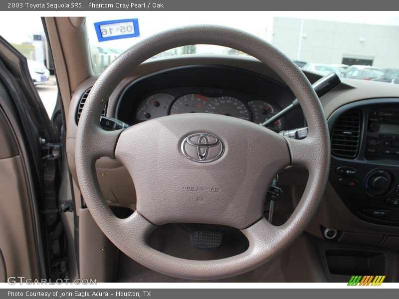 Phantom Gray Pearl / Oak 2003 Toyota Sequoia SR5
