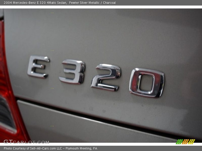 Pewter Silver Metallic / Charcoal 2004 Mercedes-Benz E 320 4Matic Sedan