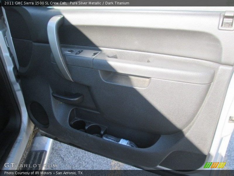 Pure Silver Metallic / Dark Titanium 2011 GMC Sierra 1500 SL Crew Cab