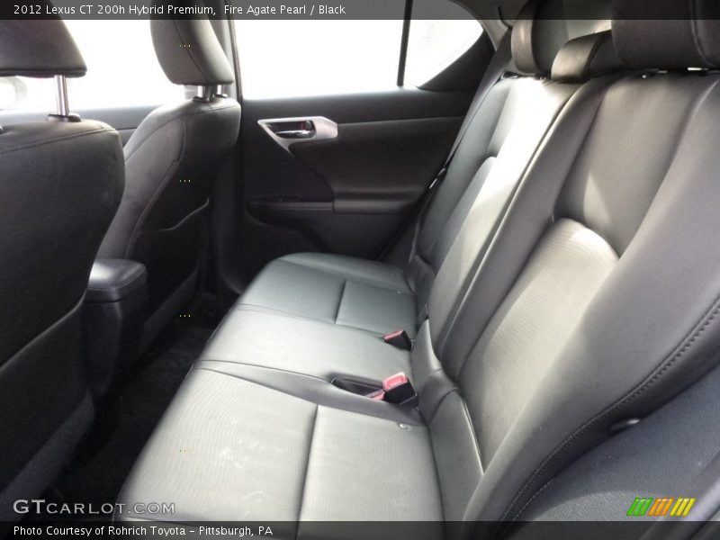 Fire Agate Pearl / Black 2012 Lexus CT 200h Hybrid Premium