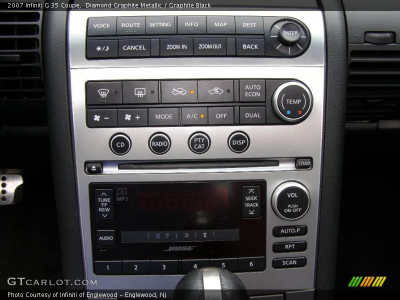 Diamond Graphite Metallic / Graphite Black 2007 Infiniti G 35 Coupe
