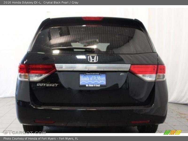 Crystal Black Pearl / Gray 2016 Honda Odyssey EX-L