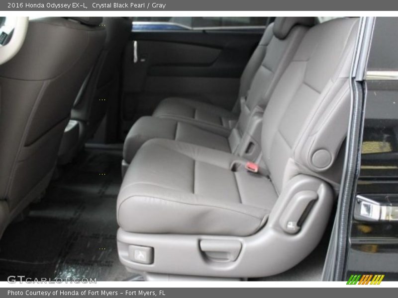 Crystal Black Pearl / Gray 2016 Honda Odyssey EX-L