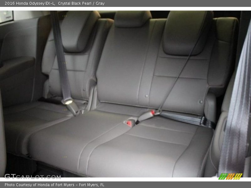 Crystal Black Pearl / Gray 2016 Honda Odyssey EX-L