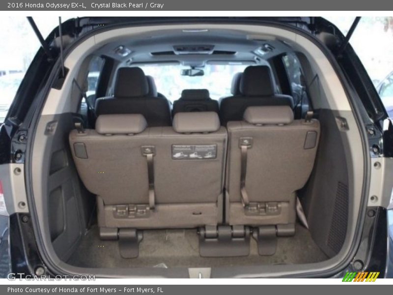 Crystal Black Pearl / Gray 2016 Honda Odyssey EX-L