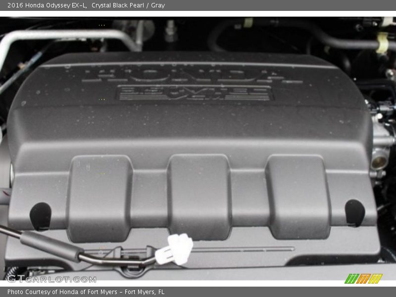 Crystal Black Pearl / Gray 2016 Honda Odyssey EX-L