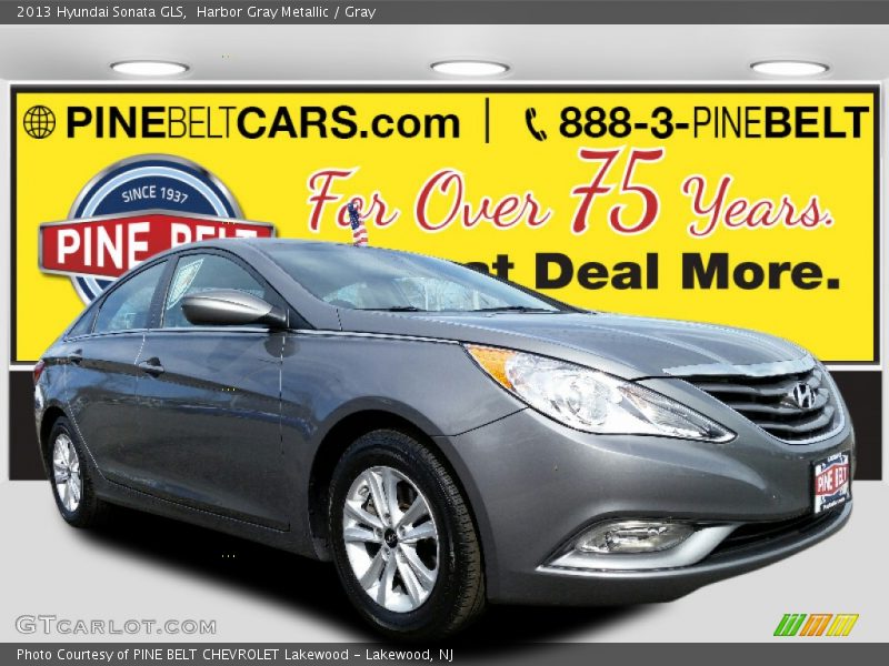 Harbor Gray Metallic / Gray 2013 Hyundai Sonata GLS