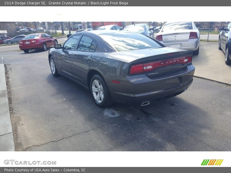 Granite Crystal Metallic / Black/Light Frost Beige 2014 Dodge Charger SE