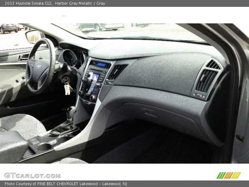 Harbor Gray Metallic / Gray 2013 Hyundai Sonata GLS