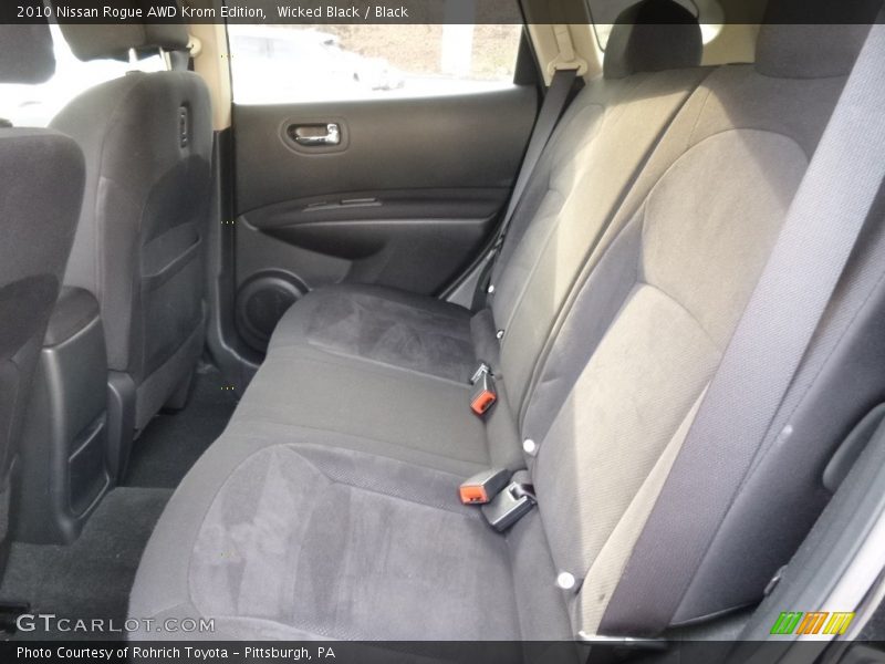 Wicked Black / Black 2010 Nissan Rogue AWD Krom Edition