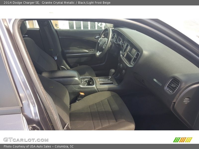 Granite Crystal Metallic / Black/Light Frost Beige 2014 Dodge Charger SE
