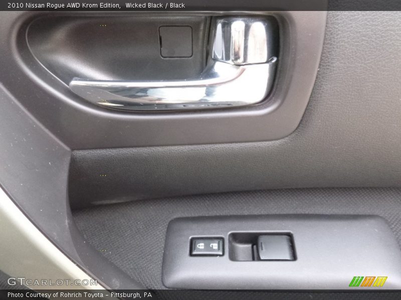 Wicked Black / Black 2010 Nissan Rogue AWD Krom Edition