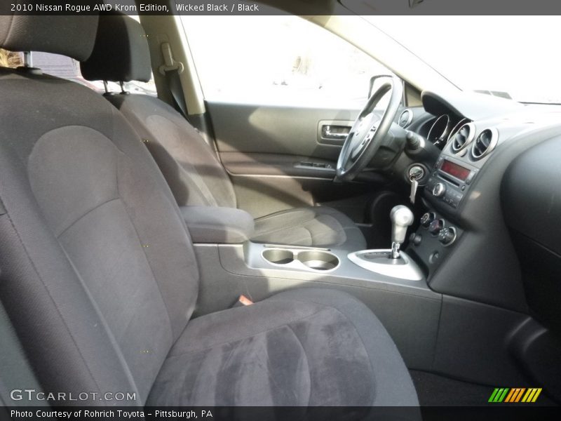 Wicked Black / Black 2010 Nissan Rogue AWD Krom Edition