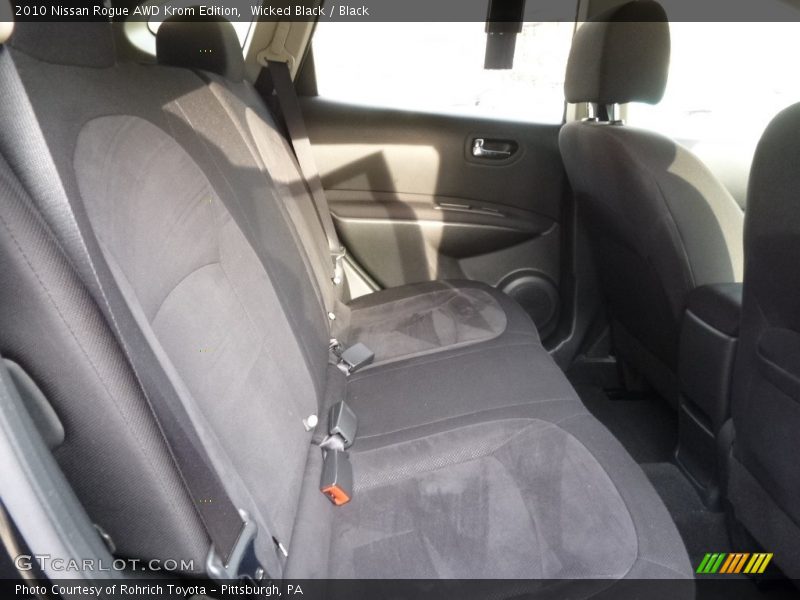 Wicked Black / Black 2010 Nissan Rogue AWD Krom Edition