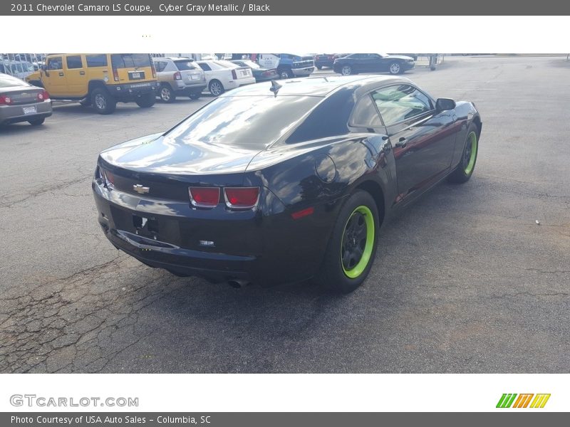 Cyber Gray Metallic / Black 2011 Chevrolet Camaro LS Coupe