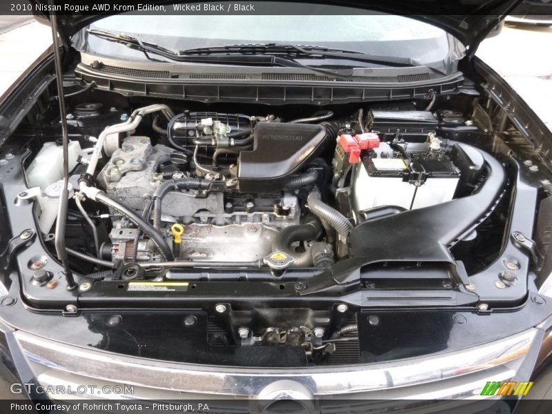 Wicked Black / Black 2010 Nissan Rogue AWD Krom Edition
