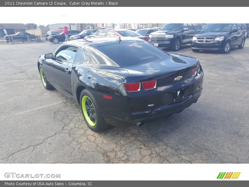 Cyber Gray Metallic / Black 2011 Chevrolet Camaro LS Coupe