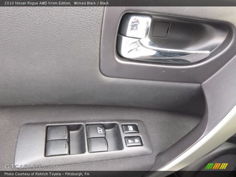Wicked Black / Black 2010 Nissan Rogue AWD Krom Edition