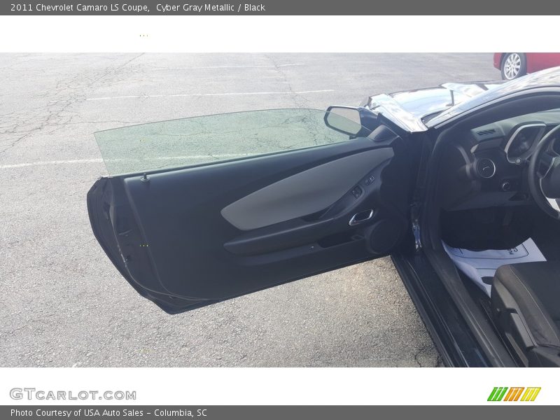Cyber Gray Metallic / Black 2011 Chevrolet Camaro LS Coupe