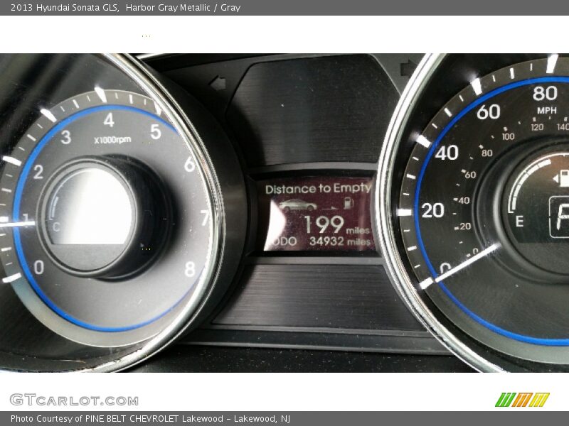 Harbor Gray Metallic / Gray 2013 Hyundai Sonata GLS