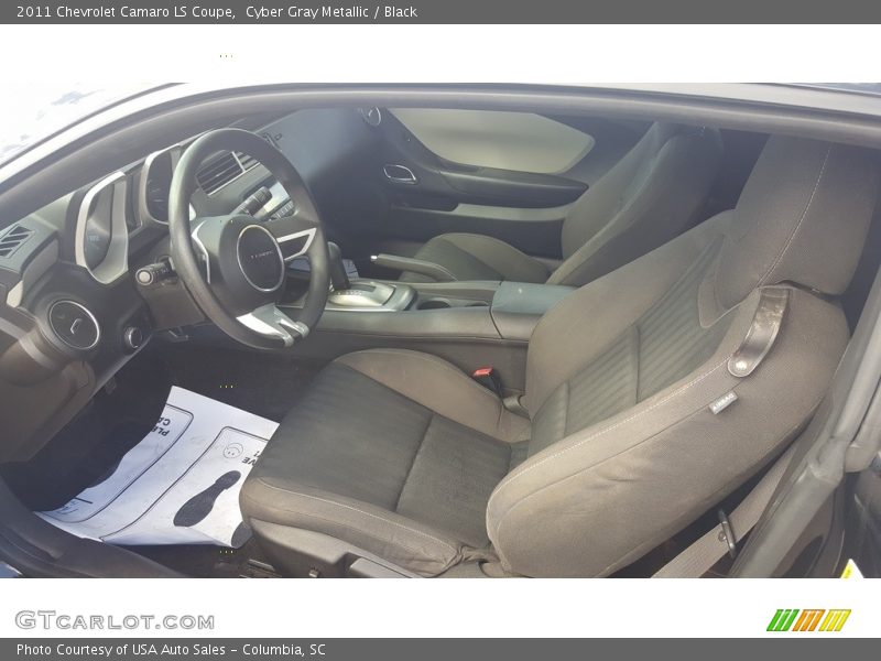 Cyber Gray Metallic / Black 2011 Chevrolet Camaro LS Coupe