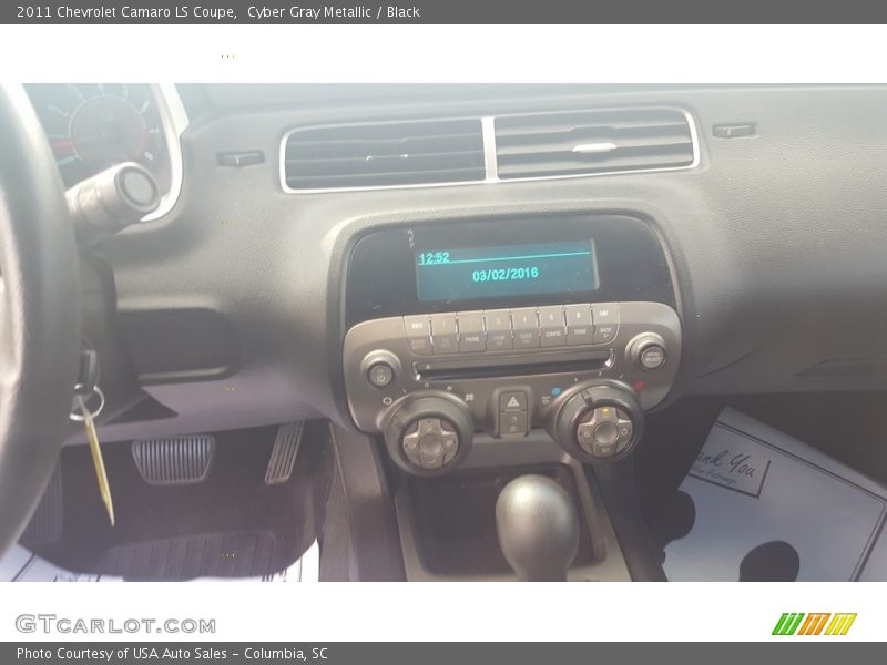 Cyber Gray Metallic / Black 2011 Chevrolet Camaro LS Coupe