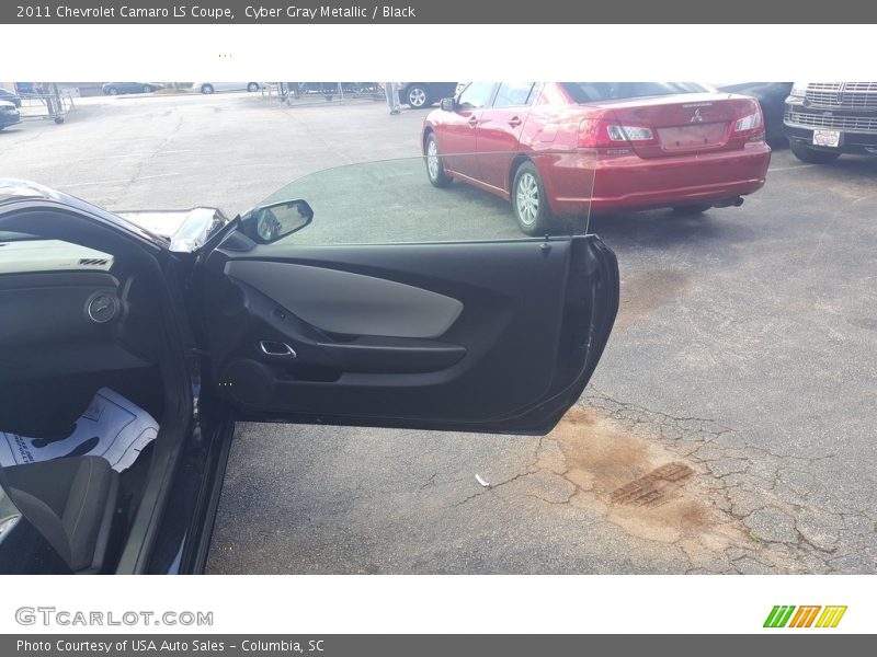 Cyber Gray Metallic / Black 2011 Chevrolet Camaro LS Coupe