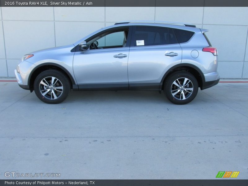 Silver Sky Metallic / Ash 2016 Toyota RAV4 XLE
