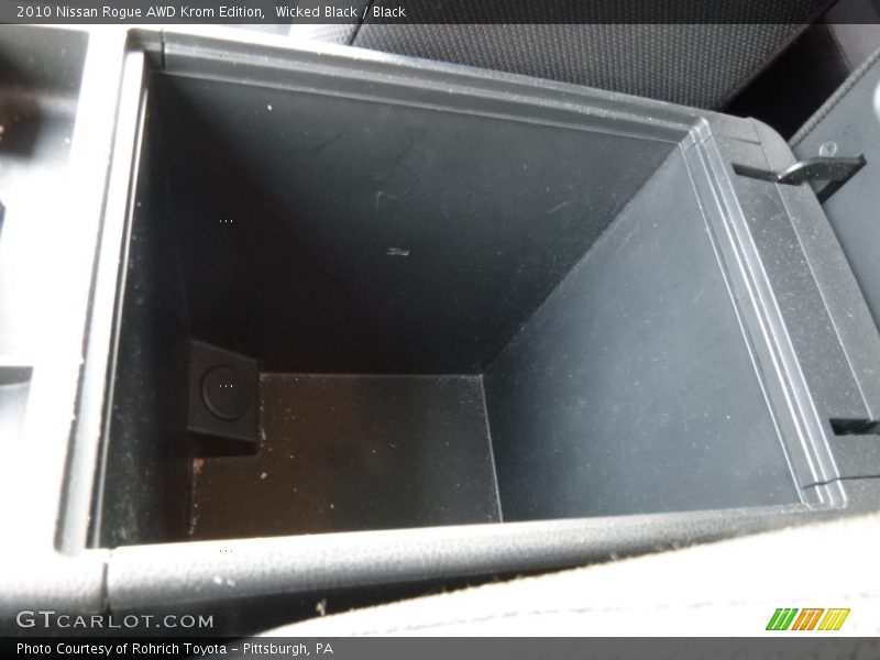 Wicked Black / Black 2010 Nissan Rogue AWD Krom Edition