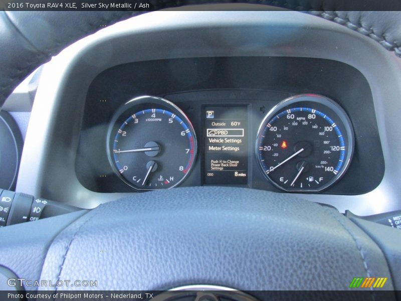 Silver Sky Metallic / Ash 2016 Toyota RAV4 XLE
