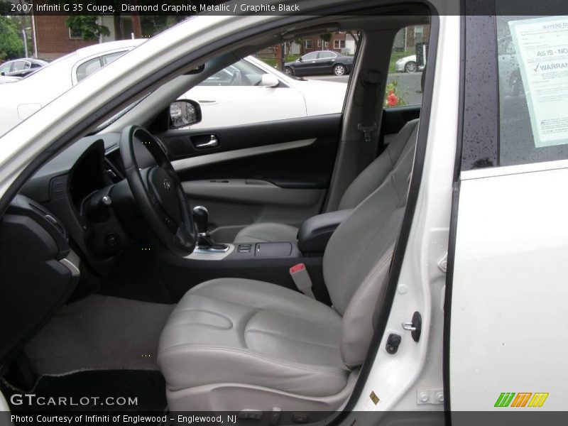 Diamond Graphite Metallic / Graphite Black 2007 Infiniti G 35 Coupe