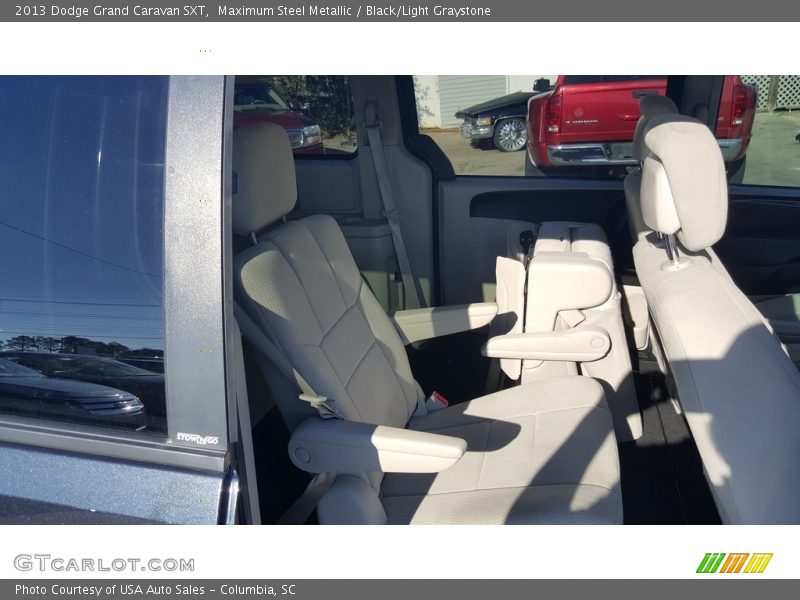Maximum Steel Metallic / Black/Light Graystone 2013 Dodge Grand Caravan SXT