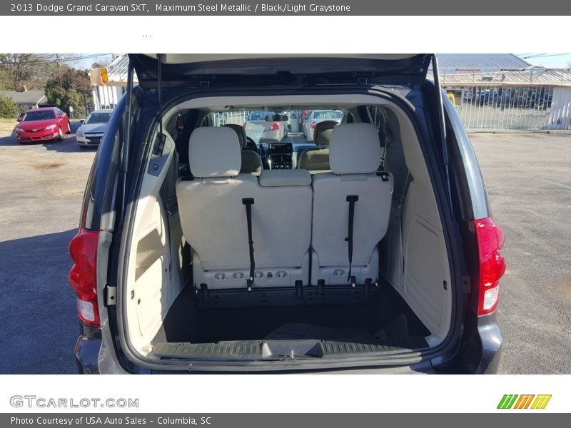 Maximum Steel Metallic / Black/Light Graystone 2013 Dodge Grand Caravan SXT