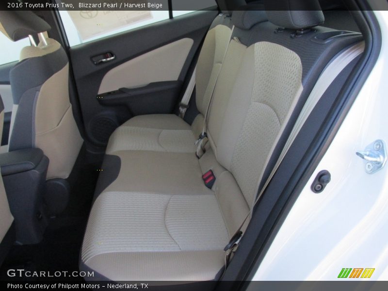 Blizzard Pearl / Harvest Beige 2016 Toyota Prius Two