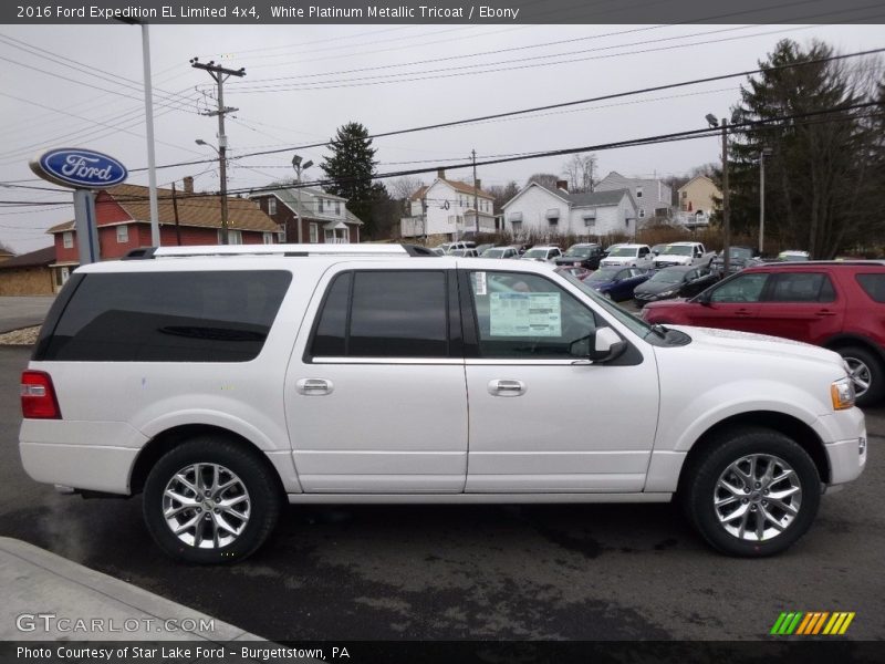White Platinum Metallic Tricoat / Ebony 2016 Ford Expedition EL Limited 4x4