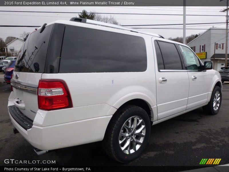 White Platinum Metallic Tricoat / Ebony 2016 Ford Expedition EL Limited 4x4